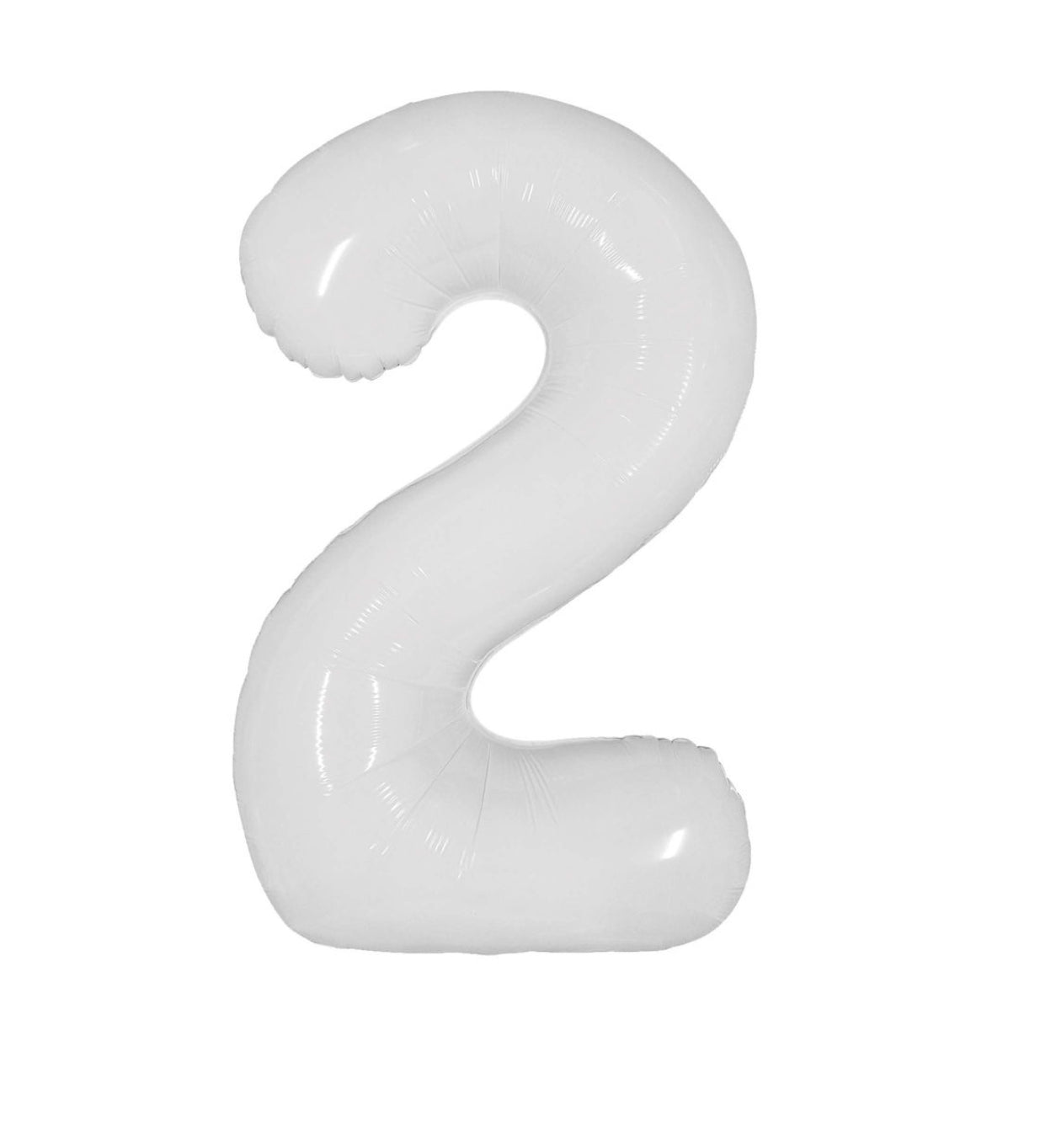 White number balloon 40''