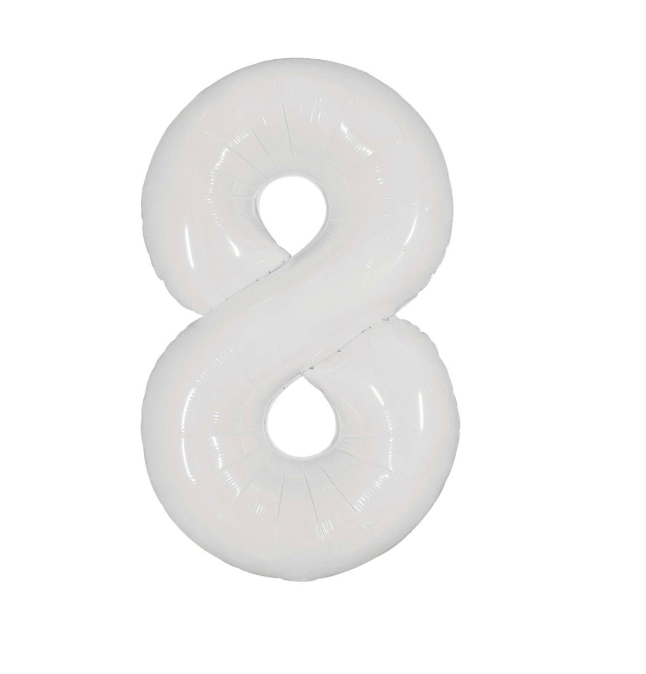 White number balloon 40''