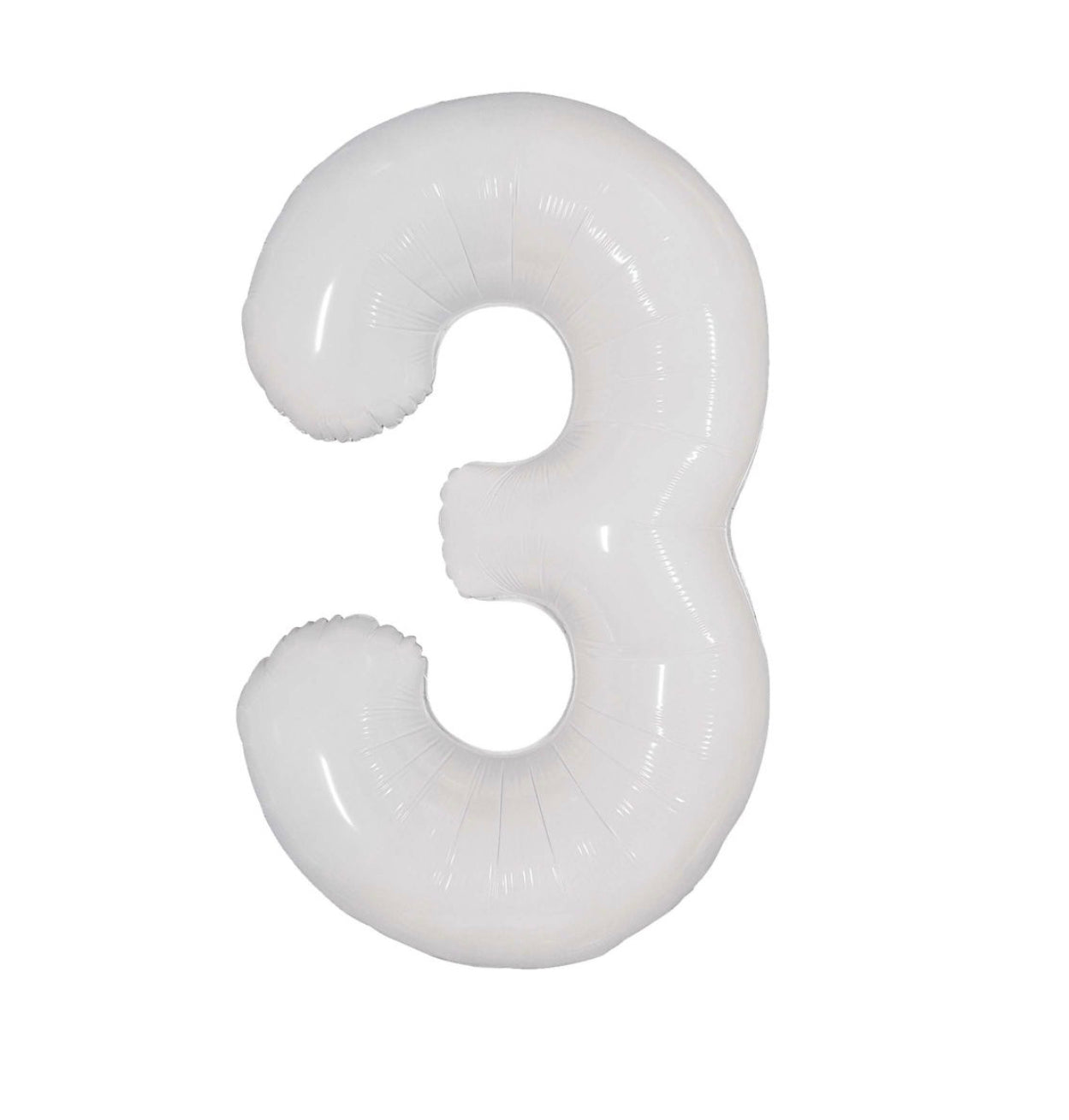 White number balloon 40''