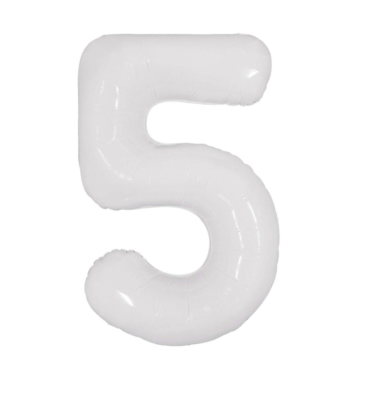 White number balloon 40''