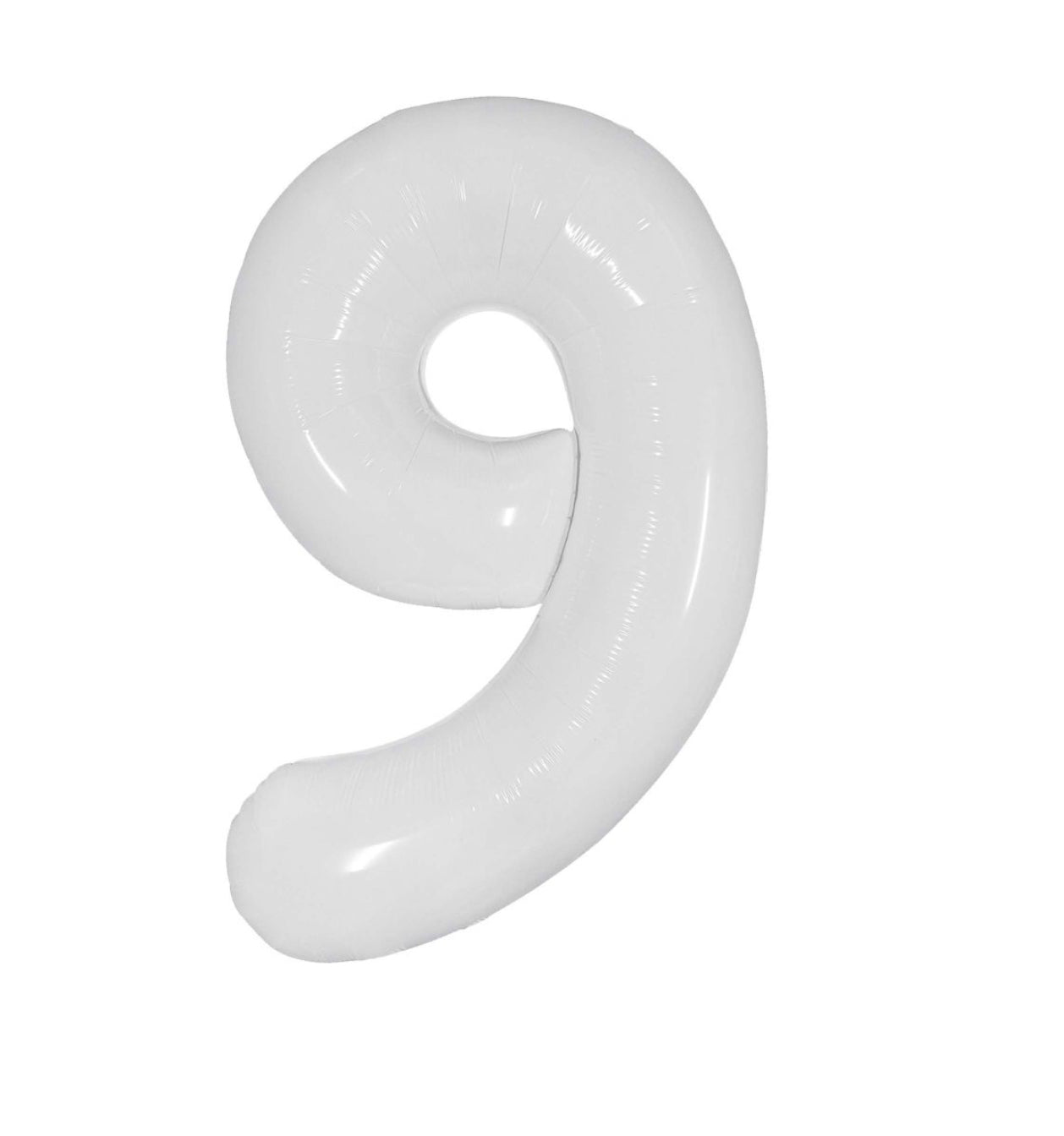 White number balloon 40''