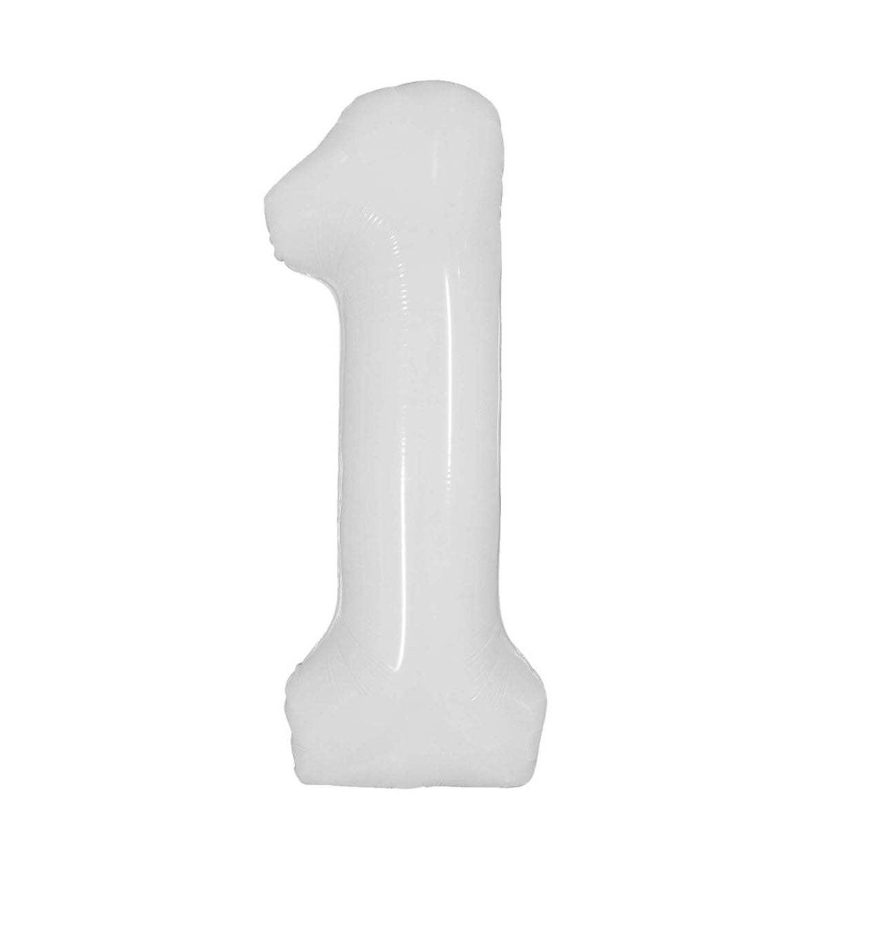 White number balloon 40''