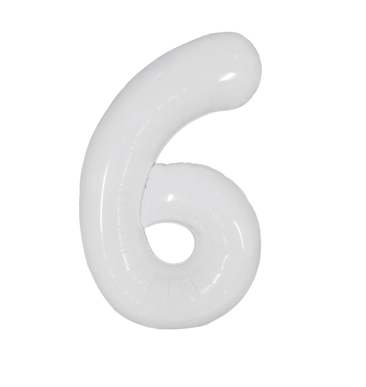 White number balloon 40''